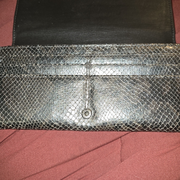 Coach Textured Black Leather Wallet - Picture 6 of 6